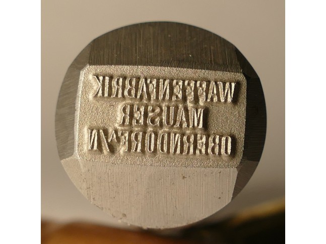 Stempel WAFFENFABRIK MAUSER OBERNDORF A/N