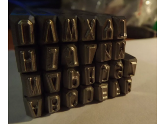 Alphabet Stamp Set 7/32 Harley (5.55 mm)