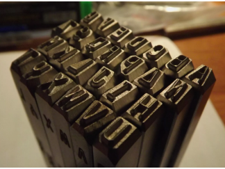 Alphabetisches Stempelset 3/16 Harley (4,7 mm)