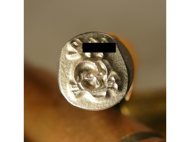 Schlagstempel Schädel SS 2