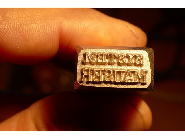 Schlagstempel SYSTEM MAUSER
