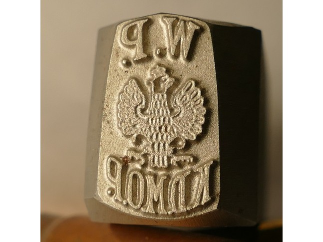 Schlagstempel Adler II RP, W.P. K.D.M.O.P.