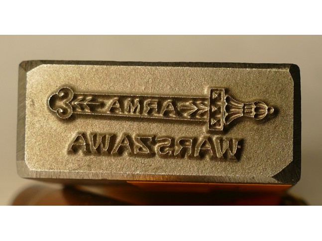 Schlagstempel Arma Warszawa