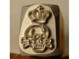 Stamp Skull with Crown