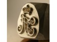 Stamp Crown Gothic Letter TA/FA