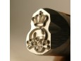 Stamp Skull with Crown