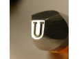 Schlagstempel Buchstabe U