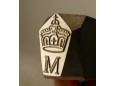 Letter M under crown Stamp Kriegsmarine