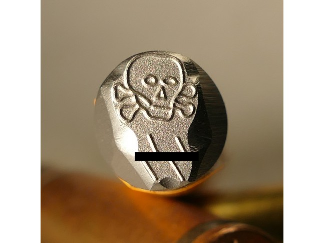 Schlagstempel Schädel SS