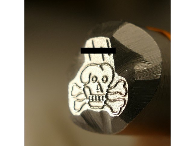 Stempel Czaszka SS