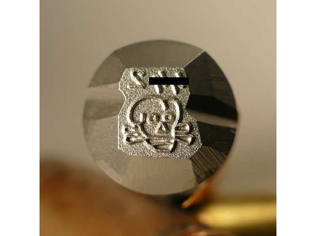 Schlagstempel Schädel SS 2