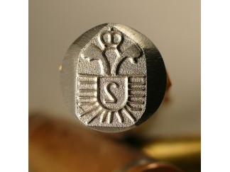 Austriacki Stempel Proof Mark Dwugłowy Orzeł z cyfrą 2