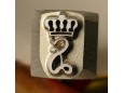 Stamp Crown Letter S