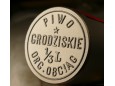 Stempel Piwo Grodziskie 1/3L Org. Obciąg