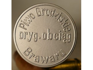 Stamp Piwo Grodziskie Brawaru oryg. obciąg