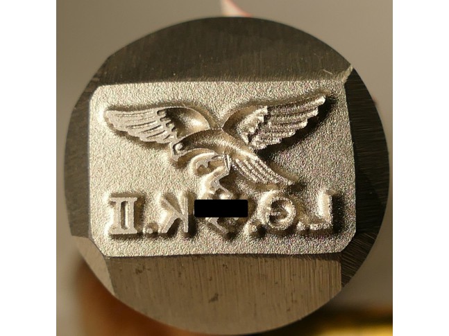 Schlagstempel Adler des Dritten Reiches L.G.K. II