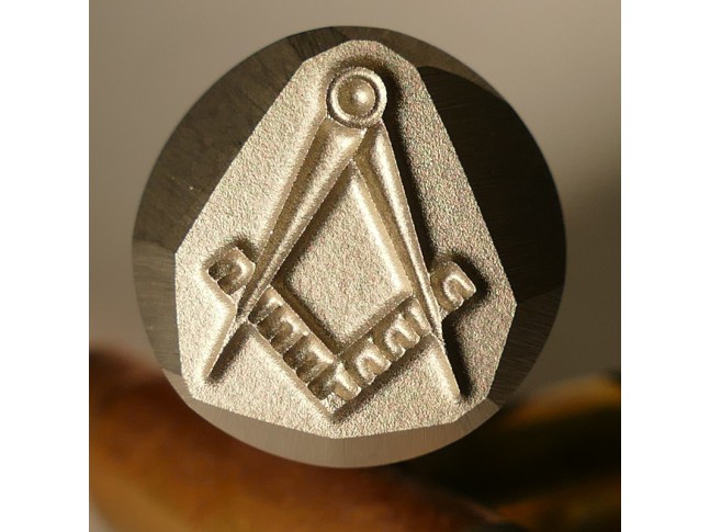 Stamp Masonic Compass