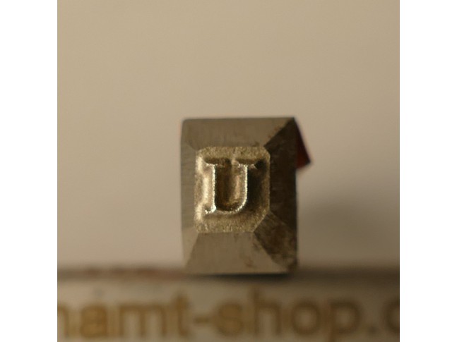 Schlagstempel Buchstabe U