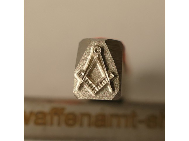 Stamp Masonic Compass